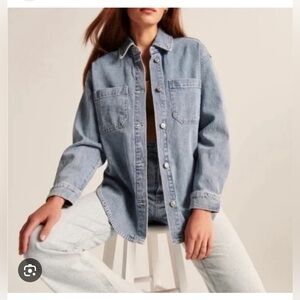 Abercrombie & Fitch Denim Shirt Jacket. Brand new size large.